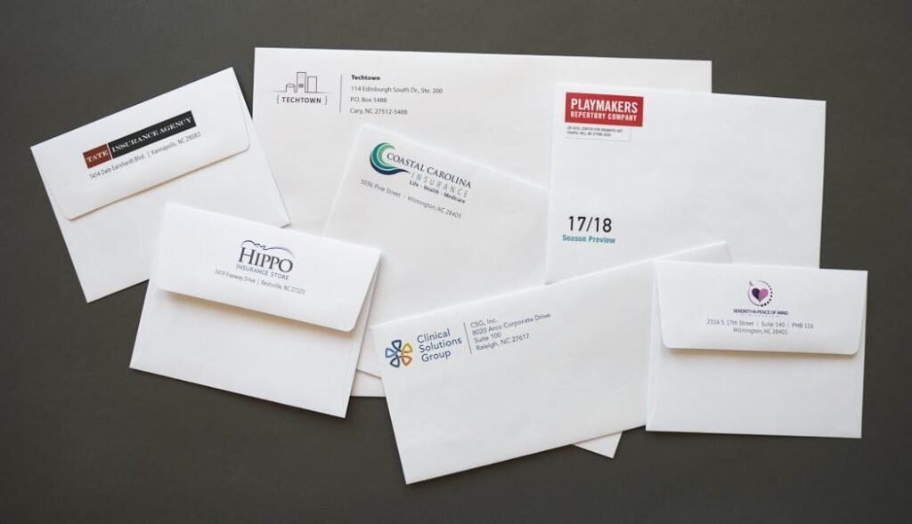 Envelope Printing Preston