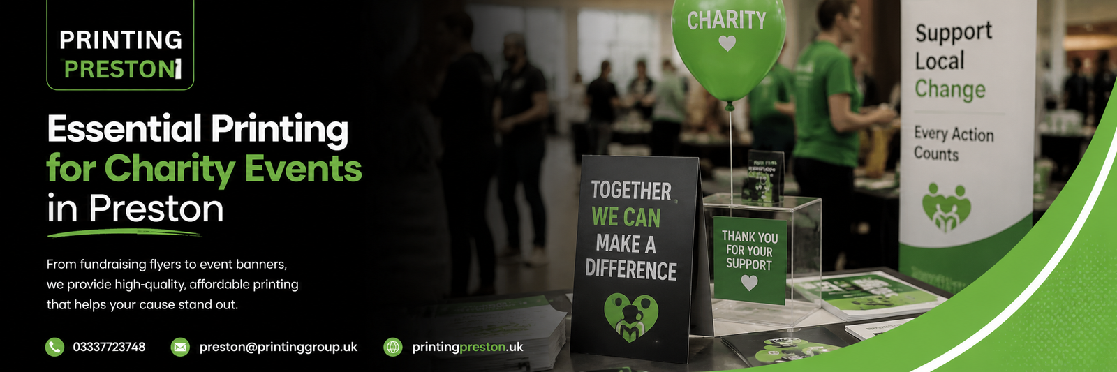 Essential Printing for Charity Events in Preston
