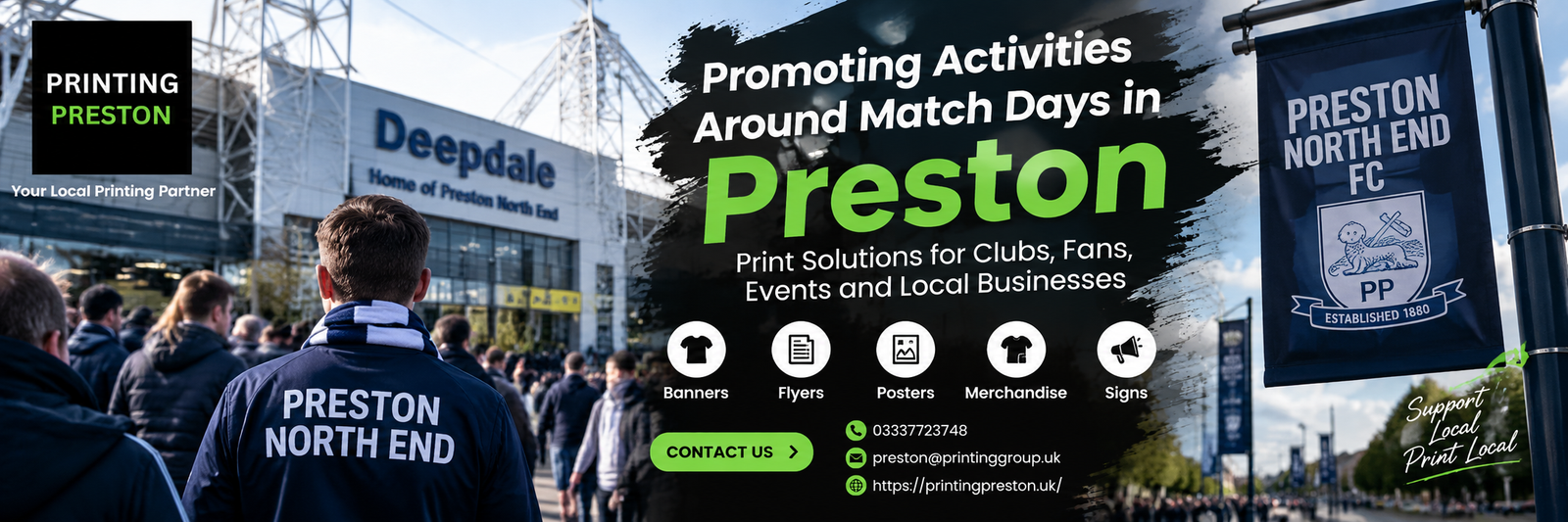 Promoting Activities Around Match Days in Preston